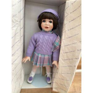 NWB Vintage 1992 Hamilton Collection Porcelain Doll CHRISTY ICE SKATER By Diane